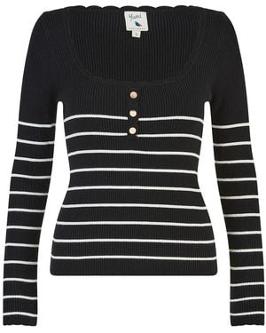 Yumi' Pullover - Schwarz