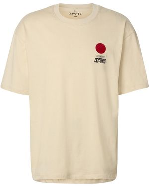Edwin T-Shirt Sun - Weiß