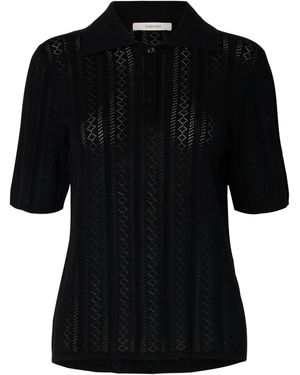 SELECTED Poloshirt Slftoledo - Schwarz