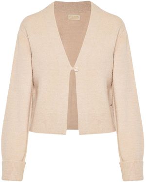 Funky Buddha Strickjacke - Natur