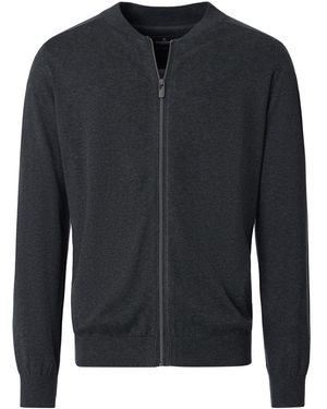 CASA MODA Strickjacke Basic - Schwarz
