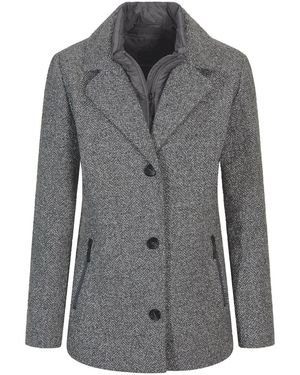 Goldner Jacke - Grau