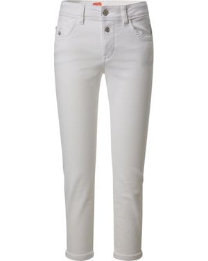 Timezone Slim-Fit-Jeans Nali Tz - Grau