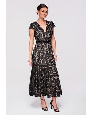 Ombre Abendkleid - Weiß