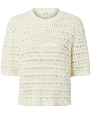 Opus Strickpullover Ploomina - Weiß