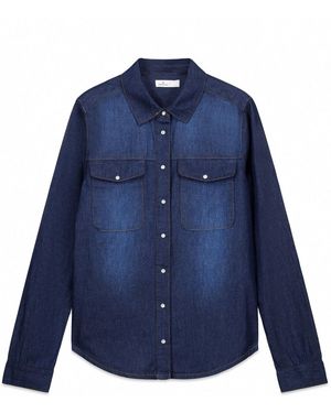 Springfield Bluse - Blau