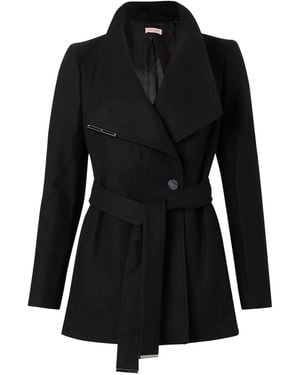 Ted Baker Mantel Rosess - Schwarz