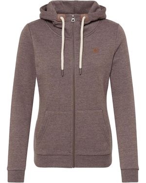 Oxmo Kapuzensweatjacke Oxvicky - Braun