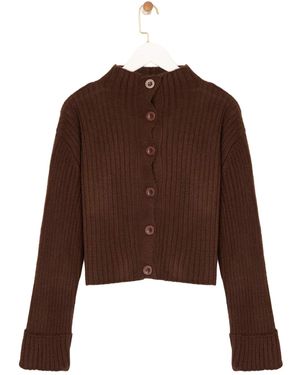 Trendyol Strickjacke - Braun