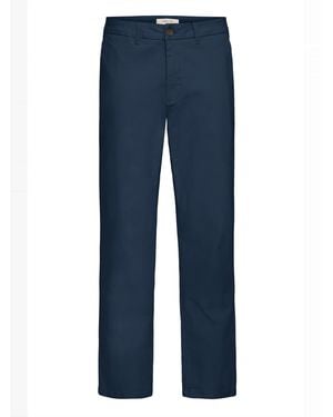 Solid Chinohose Sdtate - Blau