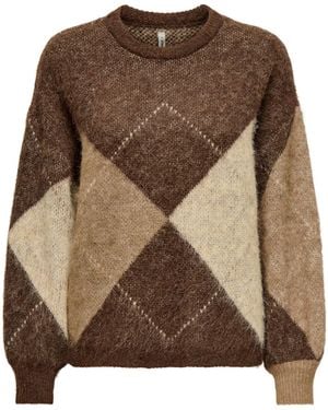 ONLY Pullover Onlnoeme - Braun