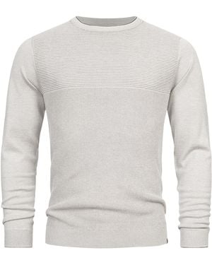 INDICODE Pullover Reign - Weiß