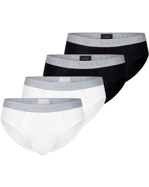 Hanro Slip Cotton Essentials - Schwarz