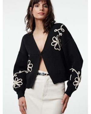 Trendyol Strickjacke - Schwarz