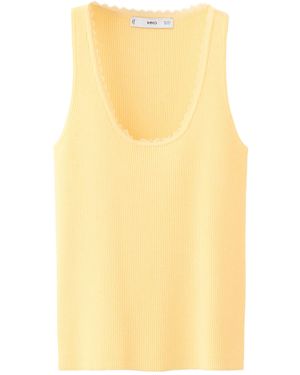 Mango Stricktop Asad - Gelb