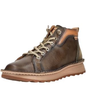 Pikolinos Stiefelette Leder Schnürstiefelette - Braun