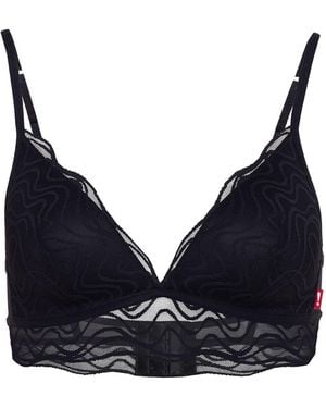 Joop! Soft-Bh Wave Lace - Schwarz