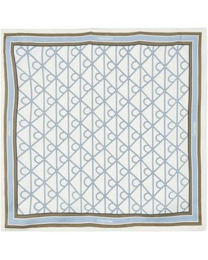 Calvin Klein Schal Ck Monogram Print - Blau