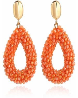 ROUGEMONT Jewellery Ohrringe Statement Creolen Vacation - Orange