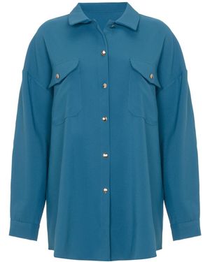 Jimmy Sanders Bluse - Blau
