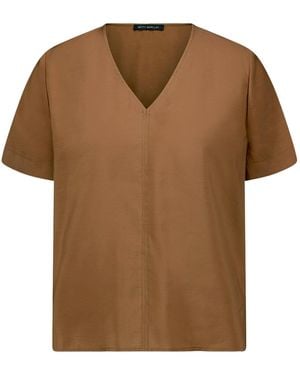 Betty Barclay Blusenshirt Kurzarm - Braun