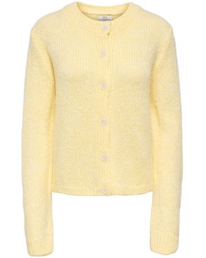 Jdy Strickjacke Dinea - Gelb