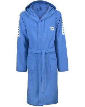 Arena Bademantel Team Stripe - Blau