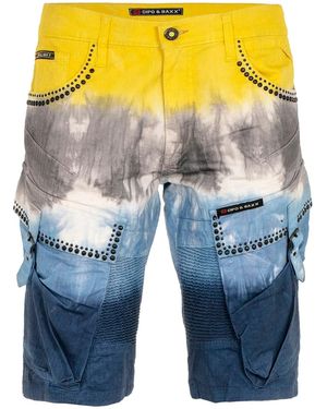 Cipo & Baxx Jeans-Shorts Sunrise - Gelb