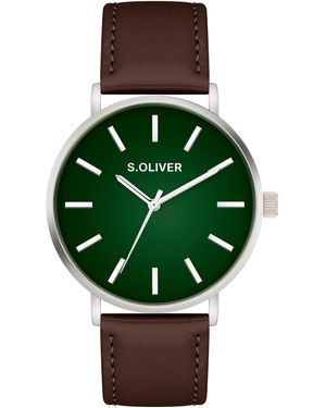 S.oliver Analoguhr - Grün