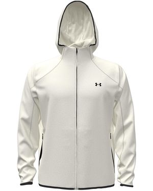 Under Armour Sportsweatjacke - Weiß