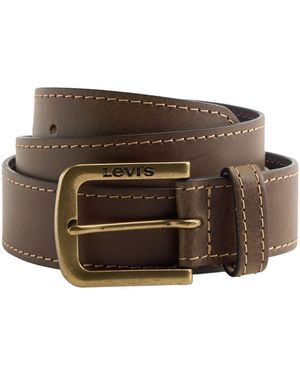 Levi's Ledergürtel LOIRE - Braun