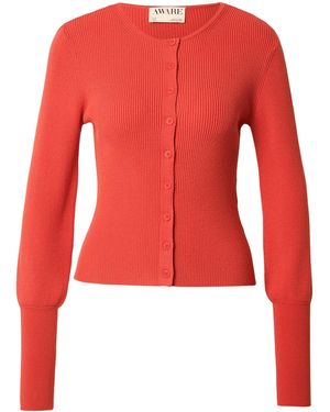 Aware Strickjacke - Rot