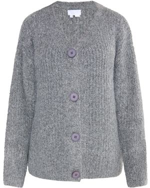 usha WHITE LABEL Strickjacke Lynnea - Grau