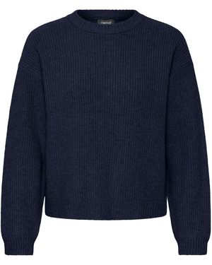 Oxmo Strickpullover - Blau