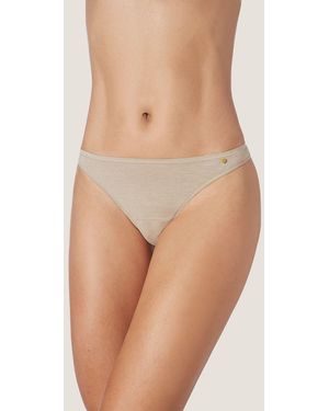 Zd - Zero Defects Panty Thong - Natur