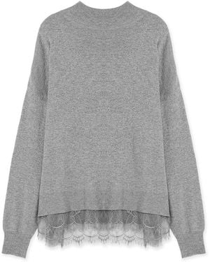 Oltre Pullover - Grau