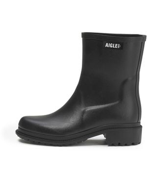 Aigle Cowboy/Biker Boots Fulfeel Mid Nl - Schwarz