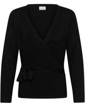 Kaffe Strickjacke - Schwarz