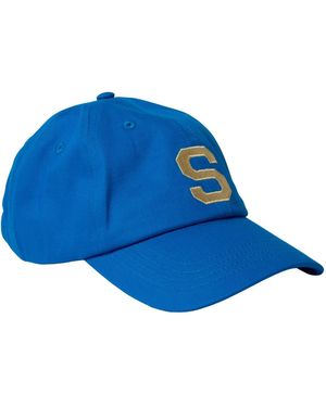 SELECTED Basecap Winston - Blau