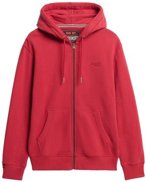Superdry & Co Sweatjacke Essential - Rot