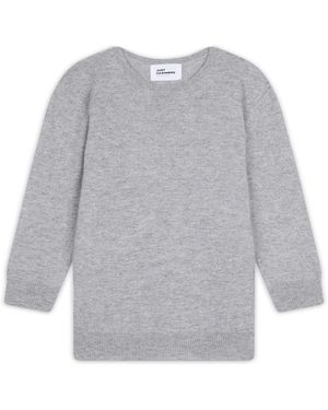 J Cashmere Pullover Janice - Grau