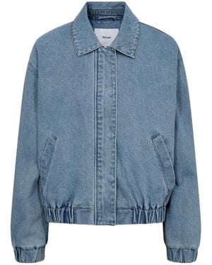 Numph Jeansjacke Nudenima Jacket - Blau