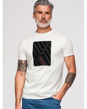 Ombre Shirt - Weiß