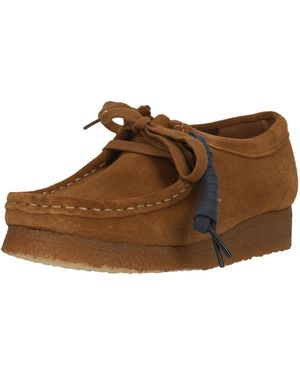 Clarks Mokassins Wallabee Cola Suede - Braun