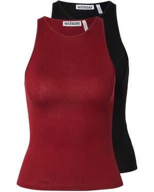 Weekday Top Steffi - Rot