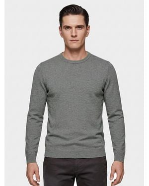 Allthemen Pullover Faltung - Grau