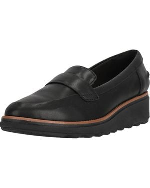 Clarks Sharon Gracie Slipper mit extra Stoßdämpfung für ultimativen Komfort - Schwarz