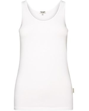 SENSES.THE LABEL Basic Top Ta:Li - Weiß