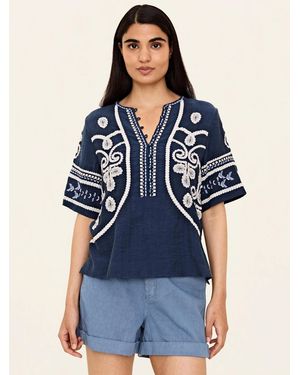 Odd Molly Bluse Harvest - Blau