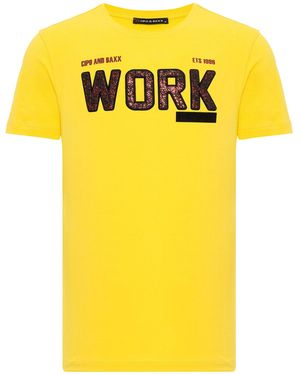 Cipo & Baxx T-Shirt - Gelb